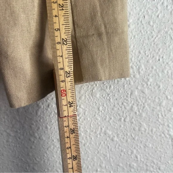 H by Halston Linen Blend Cropped Blazer Size M - Picture 6 of 10